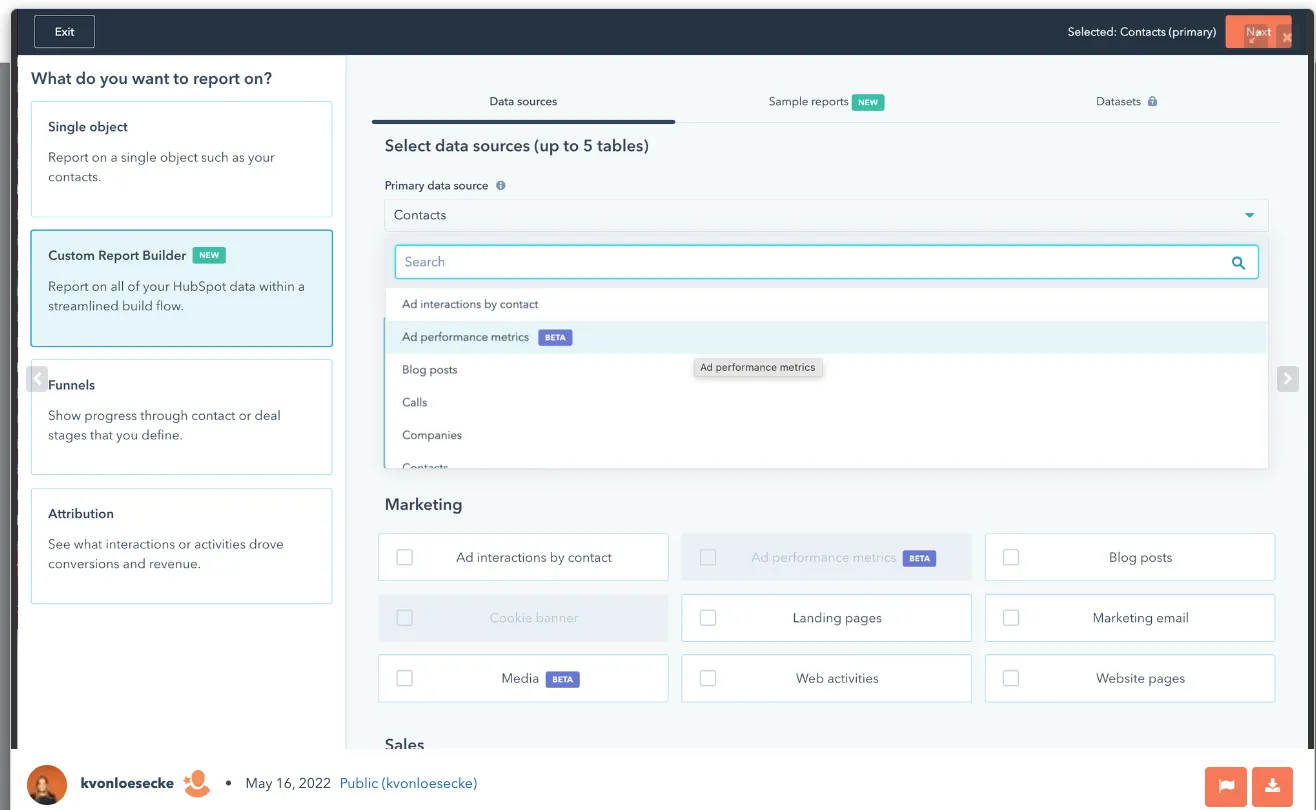 https://community.hubspot.com/t5/Releases-and-Updates/Now-Live-Ad-Performance-Metrics-in-Custom-Reporting/ba-p/633716